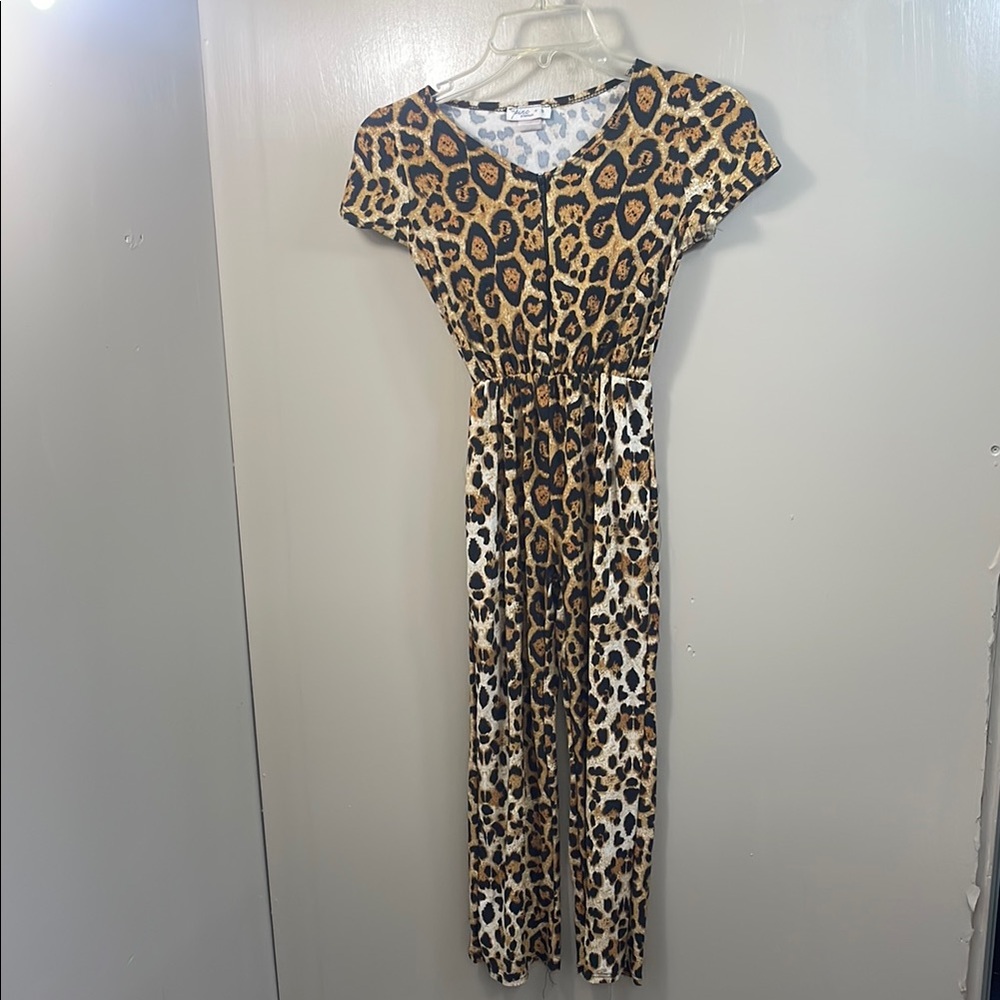 Pinc premium‎ Leopard Print girls romper size 7/8